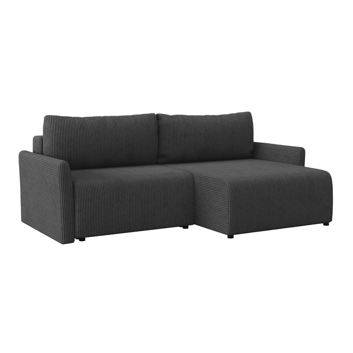 Coltar SONOS - negru/ecru, Modern, textil (228/146cm) - Modern Living