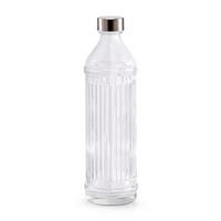 Trinkflasche 19524 Transparent ca. 970ml - Transparent, Design, Glas (8,5/8,5/29,5cm)