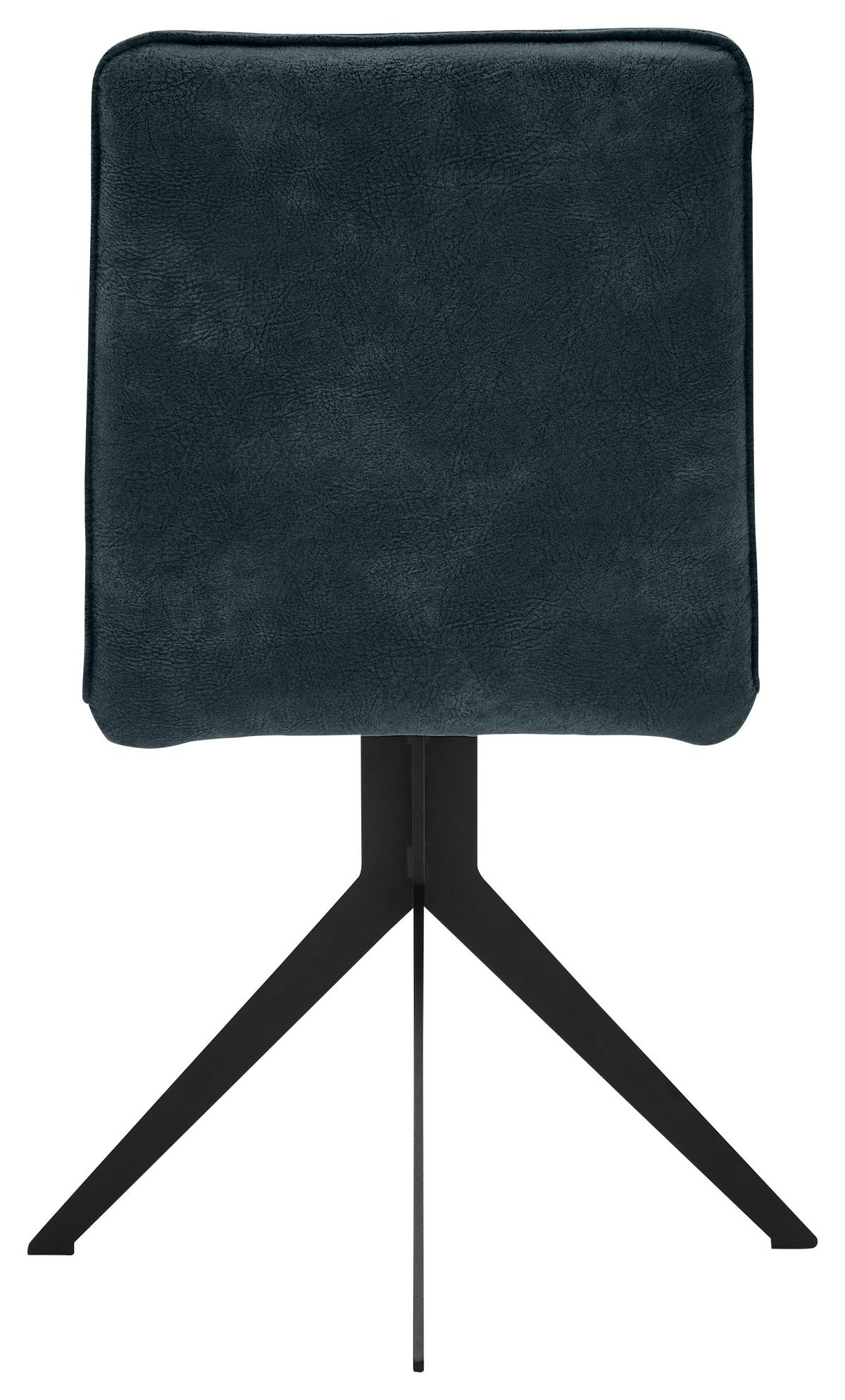 KRZESŁO MALIBU - petrol/czarny, Design, metal/tkanina (46,5/87/64cm) - Voleo