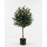 Műnövény Olive - fekete/zöld, műanyag (50/50/90cm)