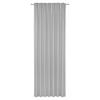Zavesa S Toplotno Zaščito Alfi - svetlo siva, Konvencionalno, tekstil (135/255cm) - Modern Living