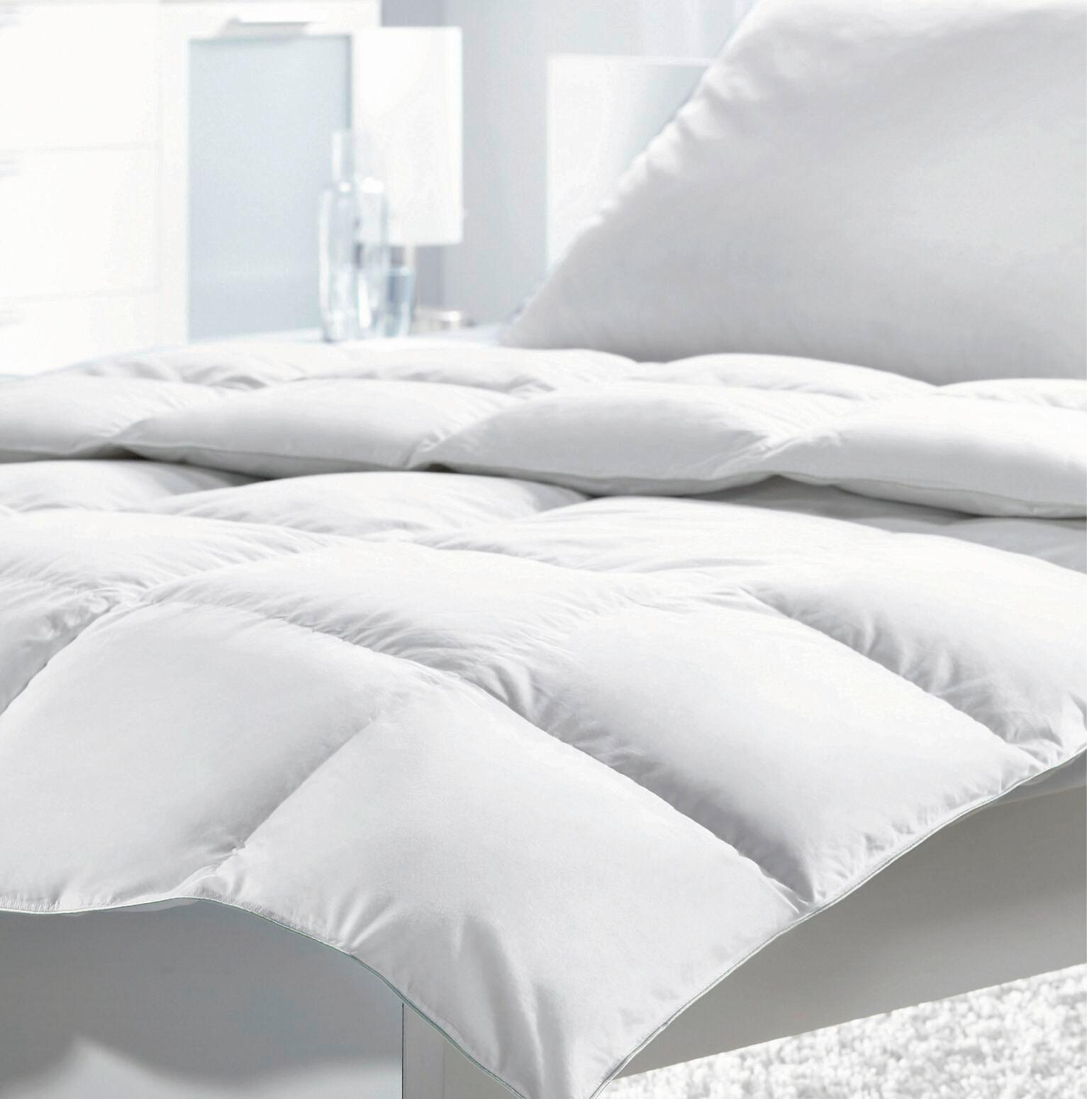 KASSETTENDUVET MODERN WARM - Weiss, Textil (160/210cm) - Moderano