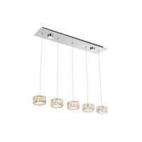LAMPA WISZĄCA LED 49350-52H - Romantik / Landhaus, tworzywo sztuczne/metal (82/16/120cm) - Globo