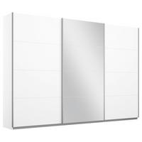 Ormar S Kliznim Vratima Belluno - bijela/boje aluminija, Moderno, drvni materijal/metal (271/230/62cm) - Modern Living