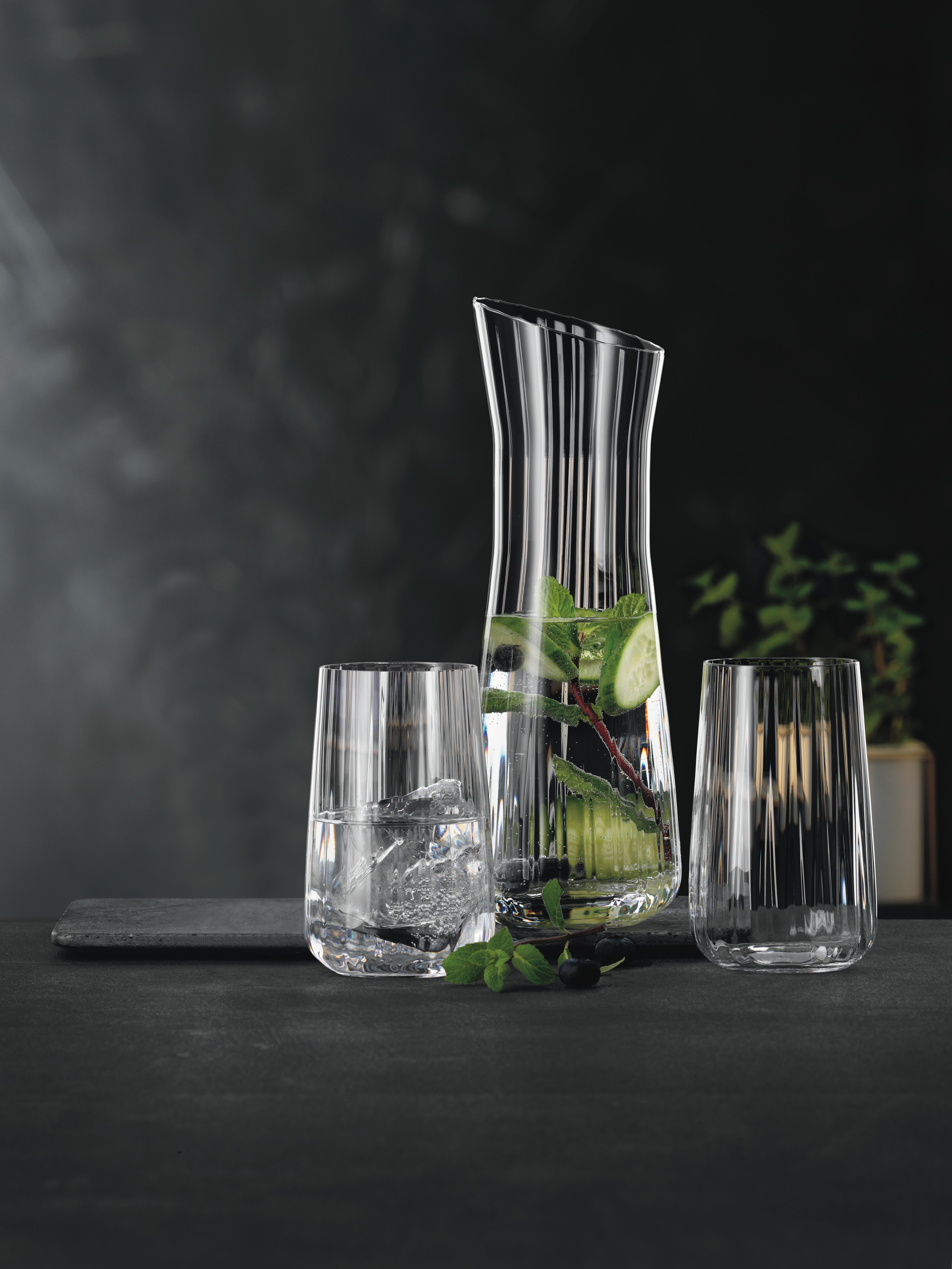 KOMPLET SZKŁA STOŁOWEGO 4450198 - przejrzysty, Basics, szkło (10,5/28,5/19,4cm) - Spiegelau