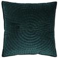 Zierkissen Sandra Dunkelgrün 45x45cm - Dunkelgrün, Textil (45/45cm) - Mömax modern living