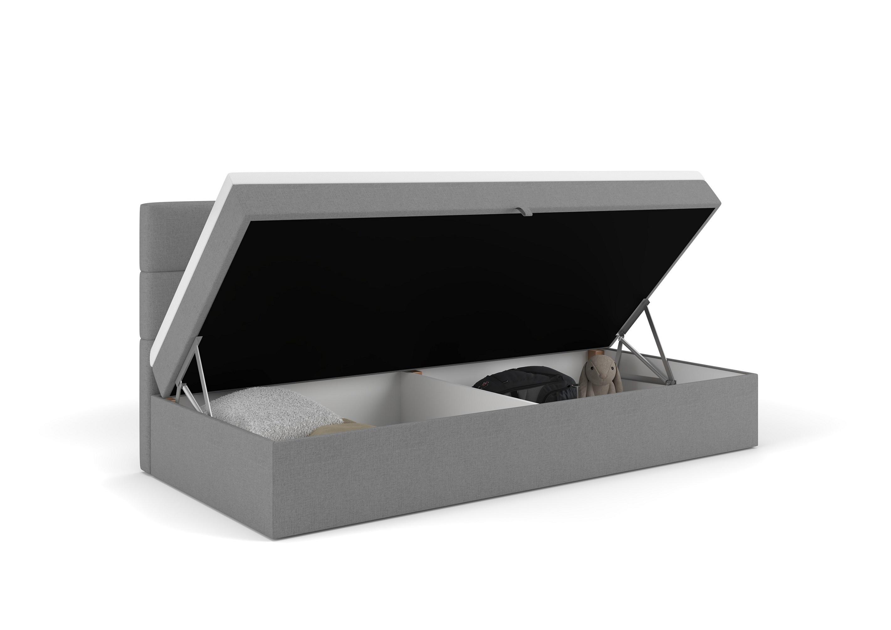 Heverő Taco 90/200cm - szürke, Konventionell, műanyag/faalapú anyag (90/200cm)