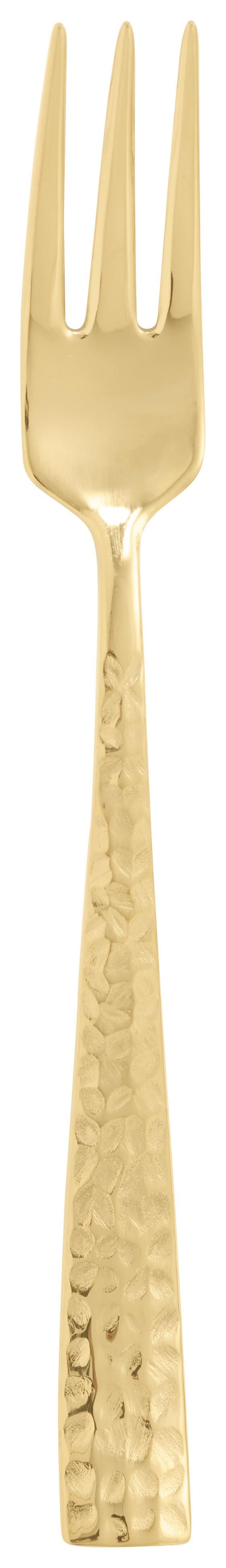 Süteményes Villa Gold - arany, Modern, fém (14,5cm)