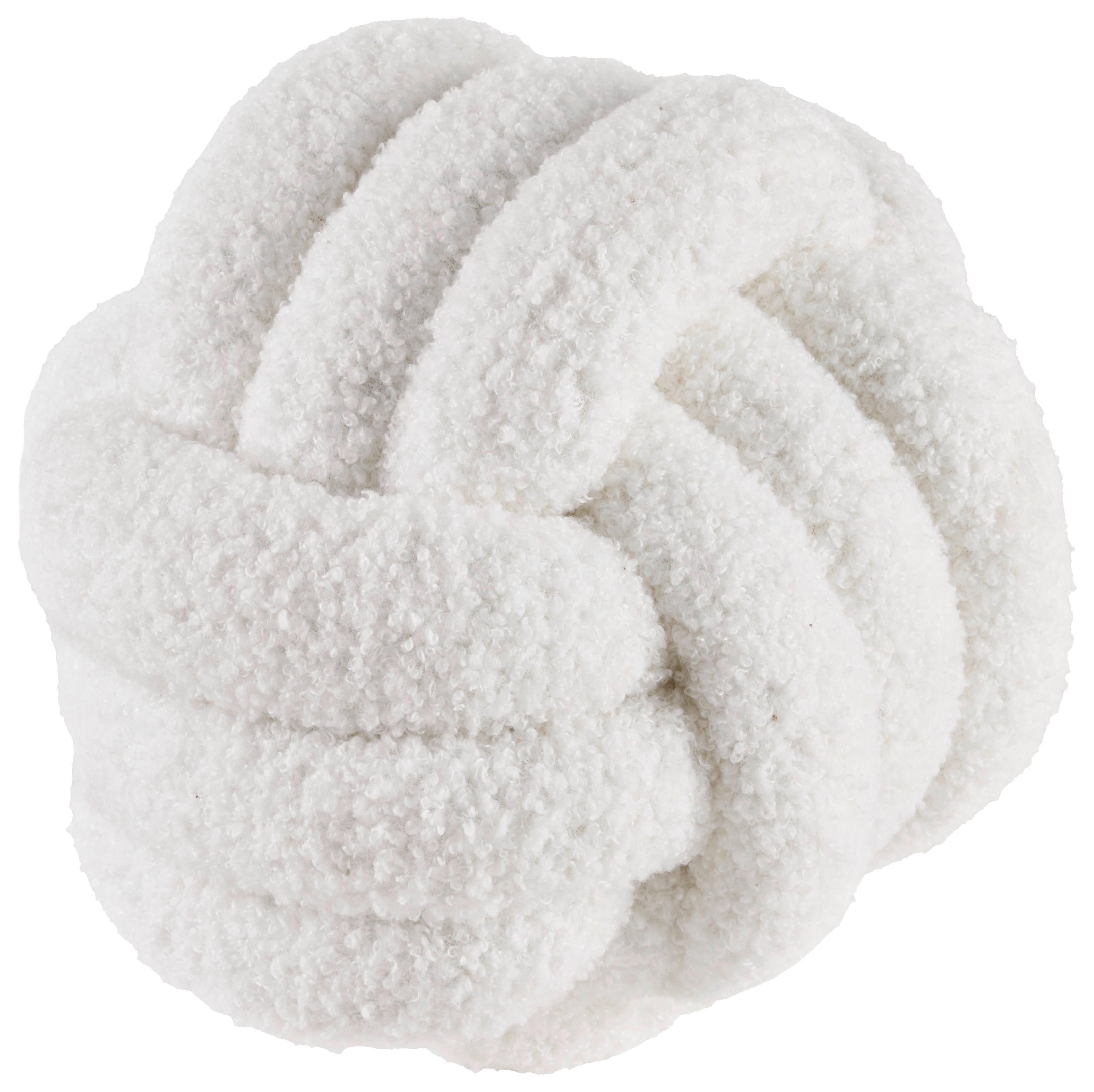 Zierkissen Paul Offwhite - Perlmutt, Textil (25cm) - Mömax