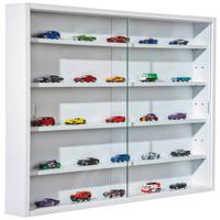 Hängevitrine in Weiß - Weiß, Glas/Holzwerkstoff (80/60/9.50cm) - Based