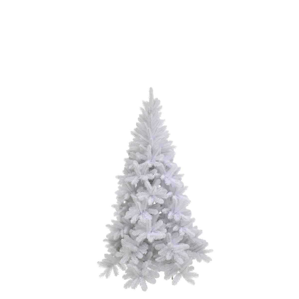 Weihnachtsbaum Tuscan Weiss - Weiss, Konventionell, Kunststoff (99/155cm) - Modern Living