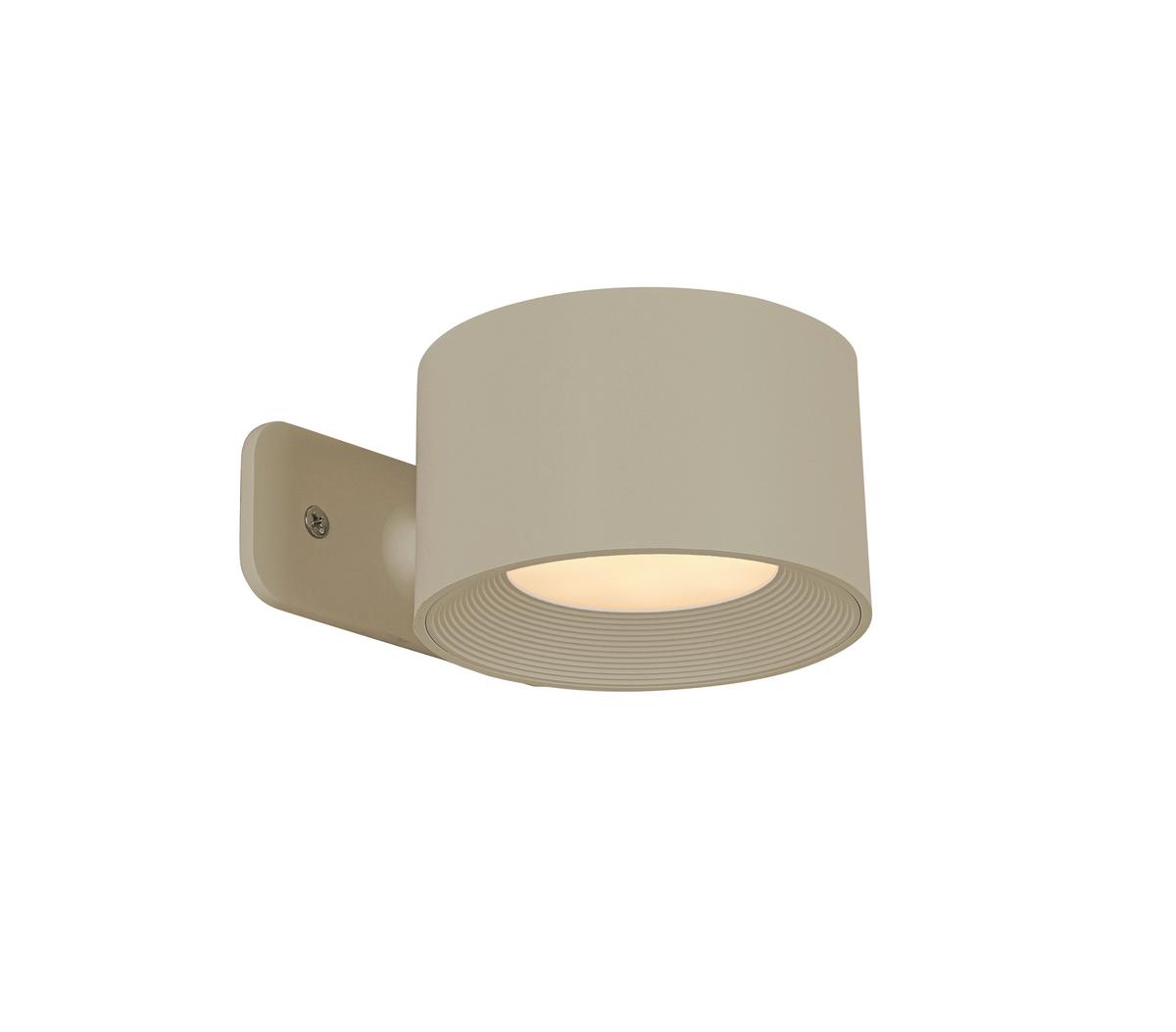 KINKIET AKUMULATOROWY SPOT - kolor piaskowy, Basics, tworzywo sztuczne/metal (9,2/8/4,5cm) - Novel