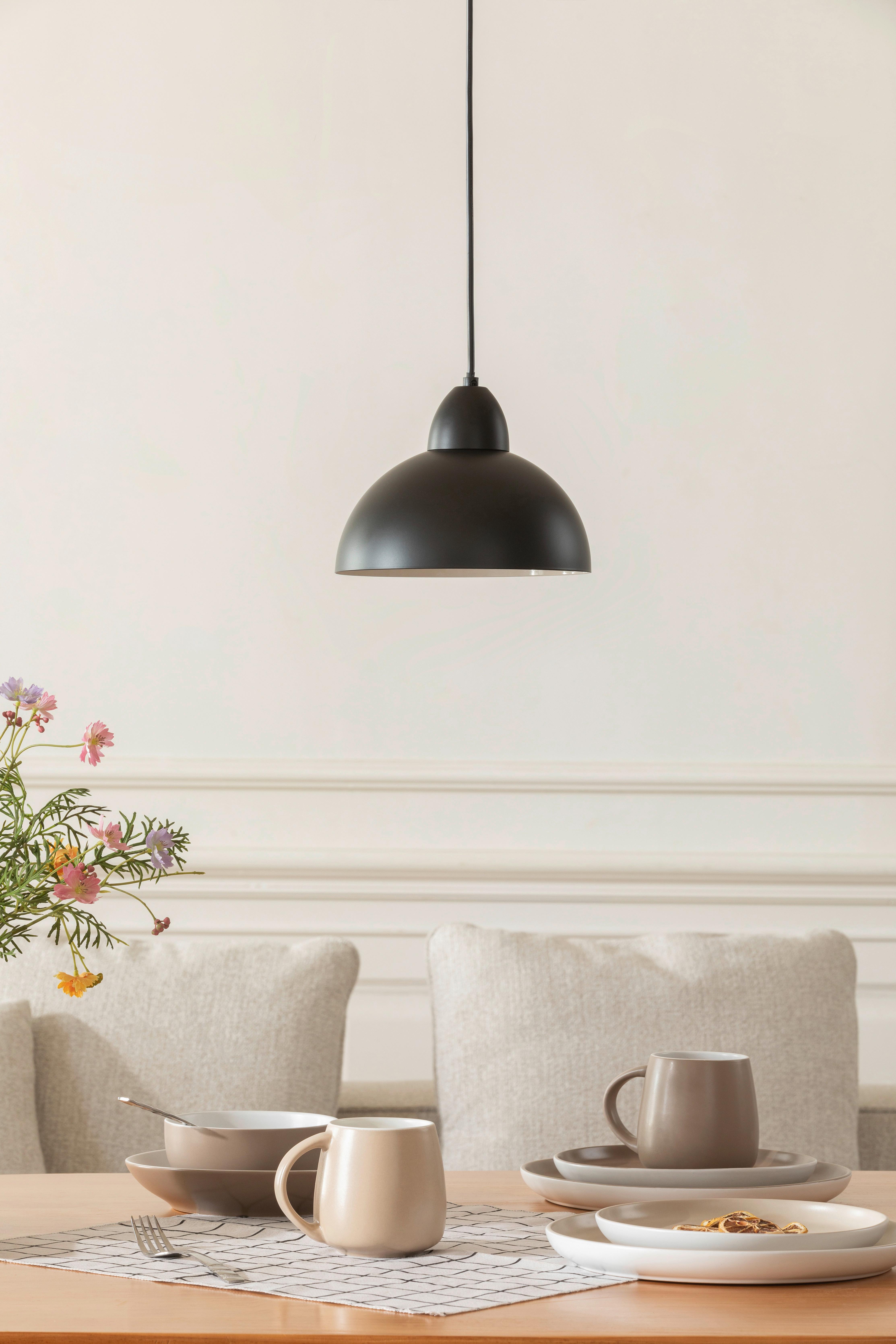 HÄNGLAMPA MICHAEL - vit/svart, Modern, metall/plast (20/20/100cm) - Mömax