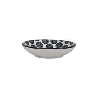 Dipschale Shiva Schwarz/Weiß - Schwarz/Weiß, LIFESTYLE, Keramik (10,1/2,4cm) - Mömax