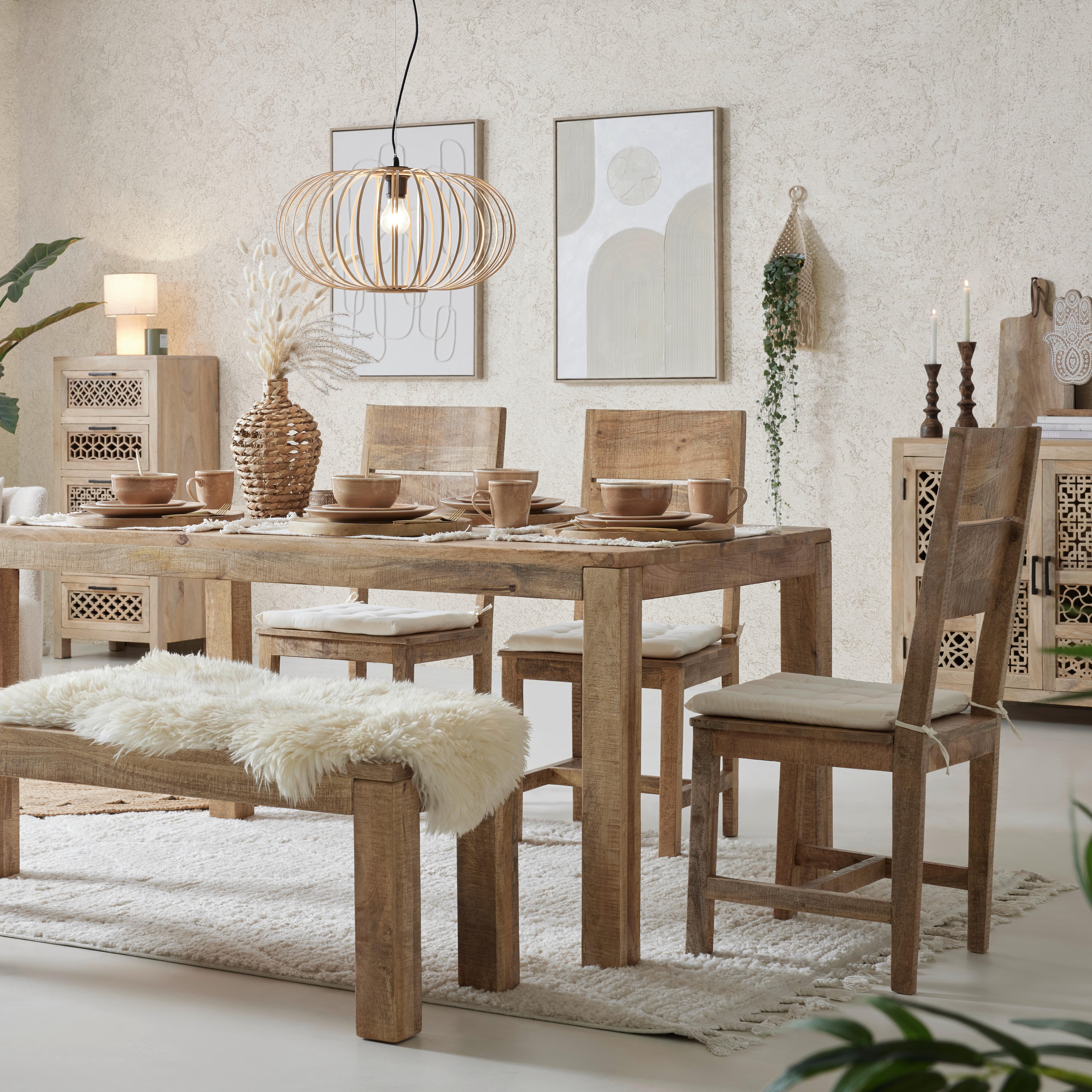 SITTBÄNK EVEREST -EXKLUSIV- - naturfärgad, Natur, trä (140/45/40cm) - Mömax