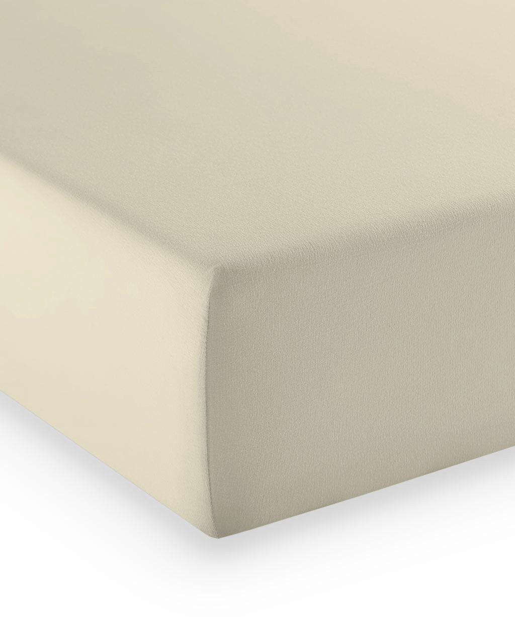 Topper-fixleintuch Q 4000 80 - Beigebraun, Basics, Textil (140-160/200-210cm) - Fleuresse