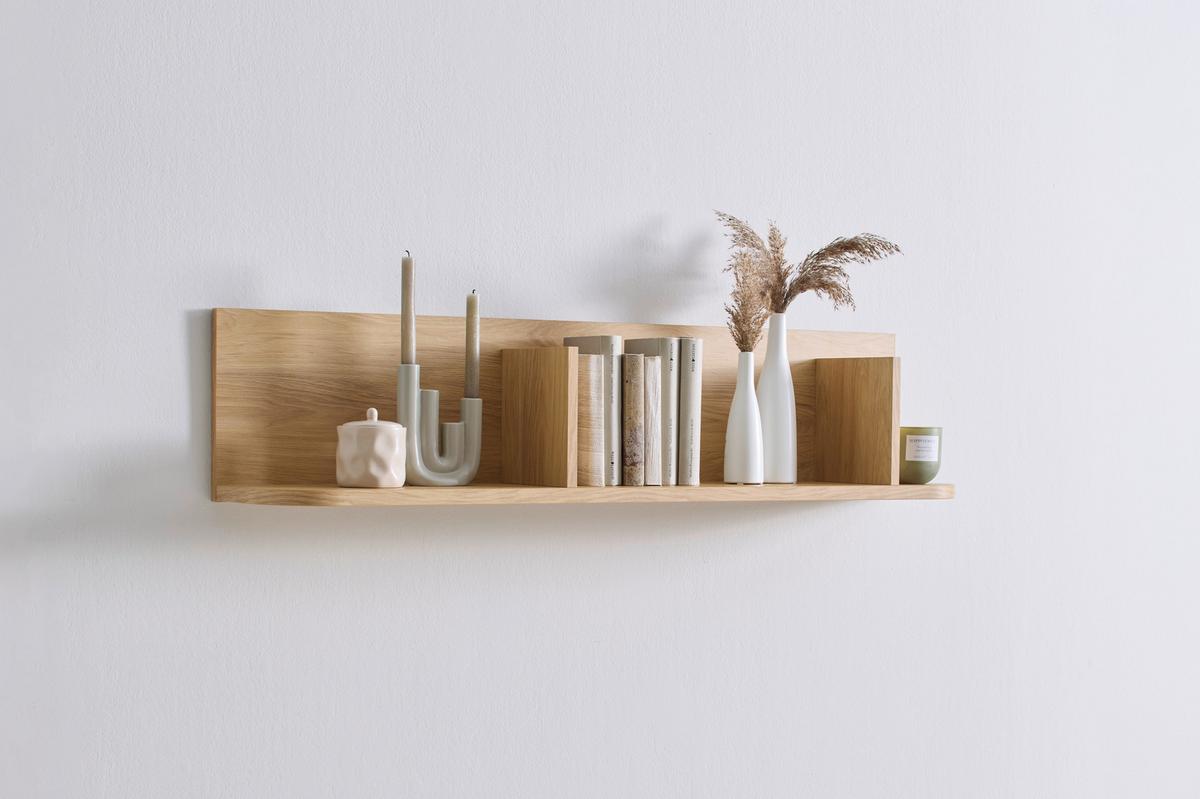 Wandboard Lagos Eichefarben Holzwerkstoff - Eichefarben, MODERN, Holzwerkstoff (120/27/23,4cm) - Premium Living