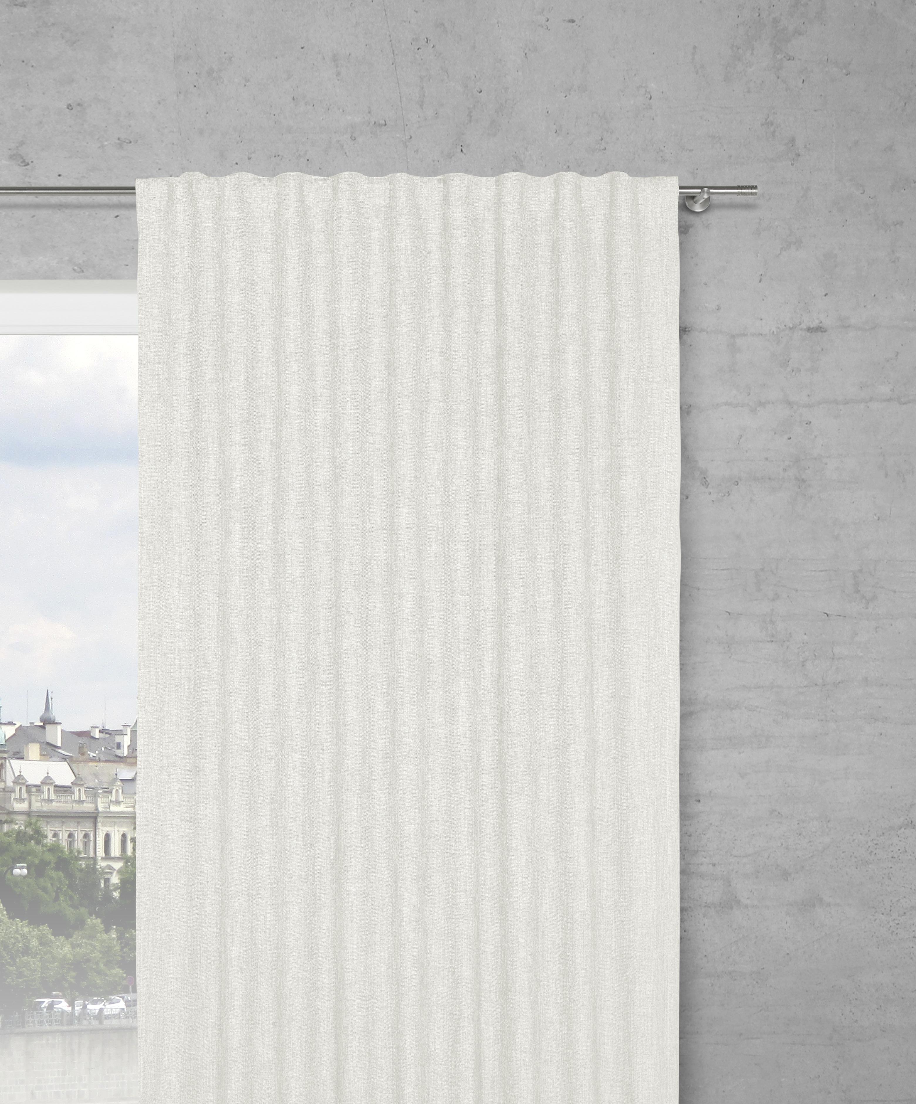 Készfüggöny Leo 135/255 - natúr, textil (135/255cm) - Premium Living