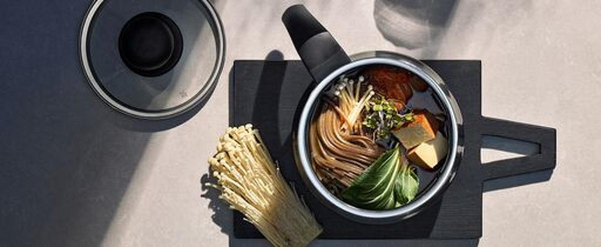 GARNEK 521385290 WMF - ciemnoniebieski, Basics, metal (22cm) - WMF