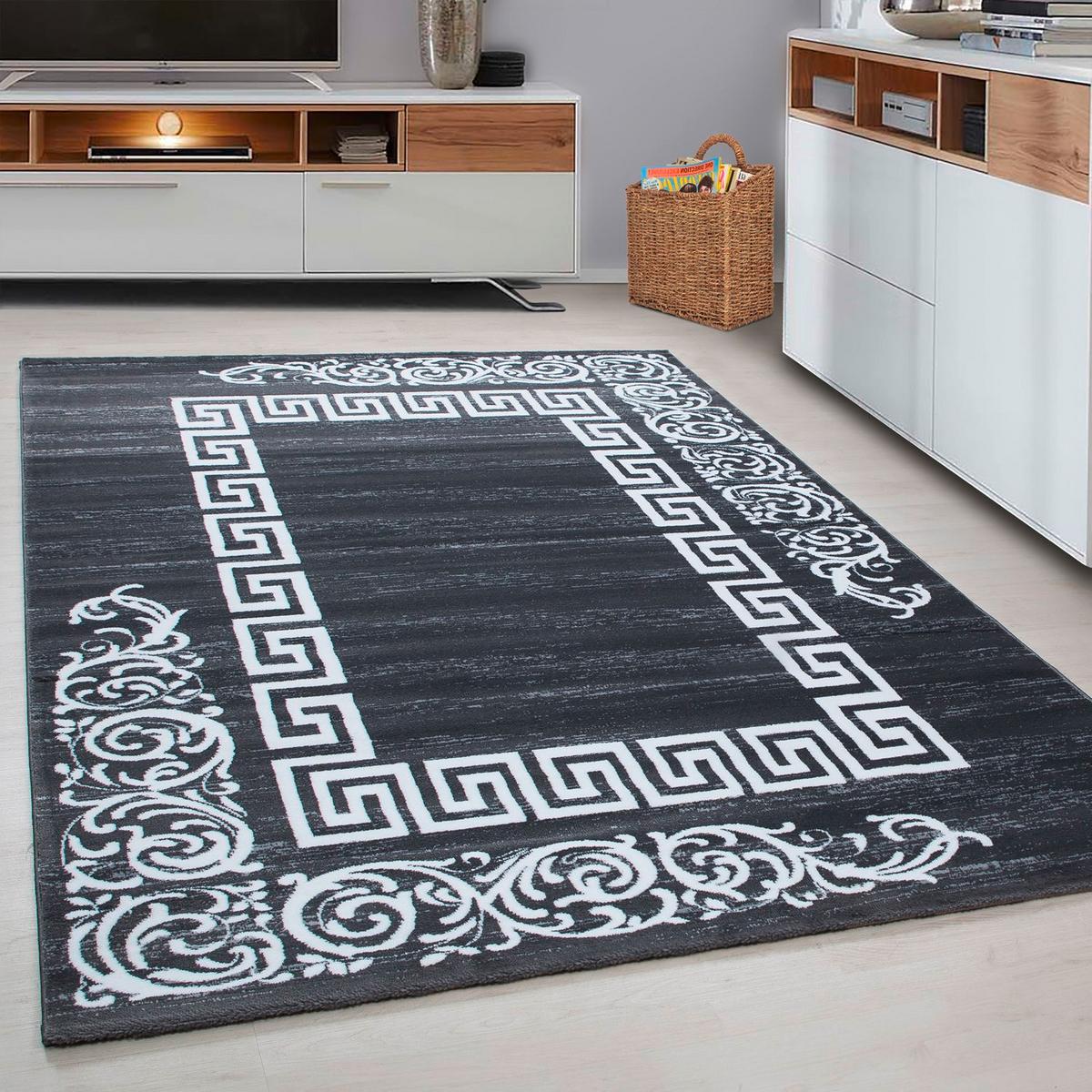 Webteppich Miami Grau ca. 200x290cm - Grau, Trend, Textil (200/290cm)
