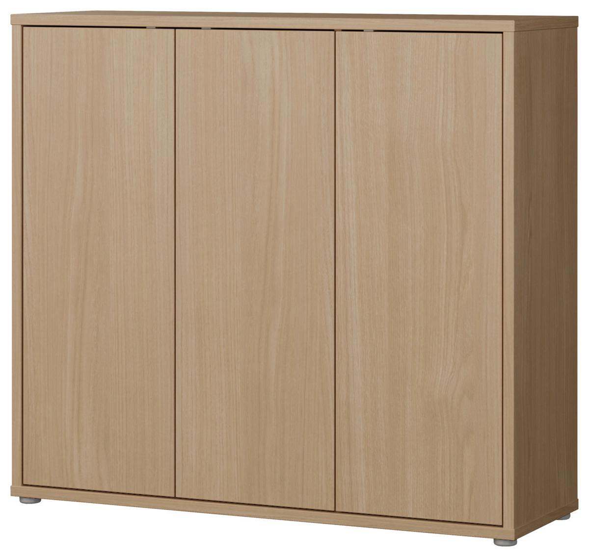 Omara Za Čevlje Alice, Barva Hrasta - siva/barve hrasta, Moderno, umetna masa/leseni material (109,2/99,1/34,9cm) - Carryhome