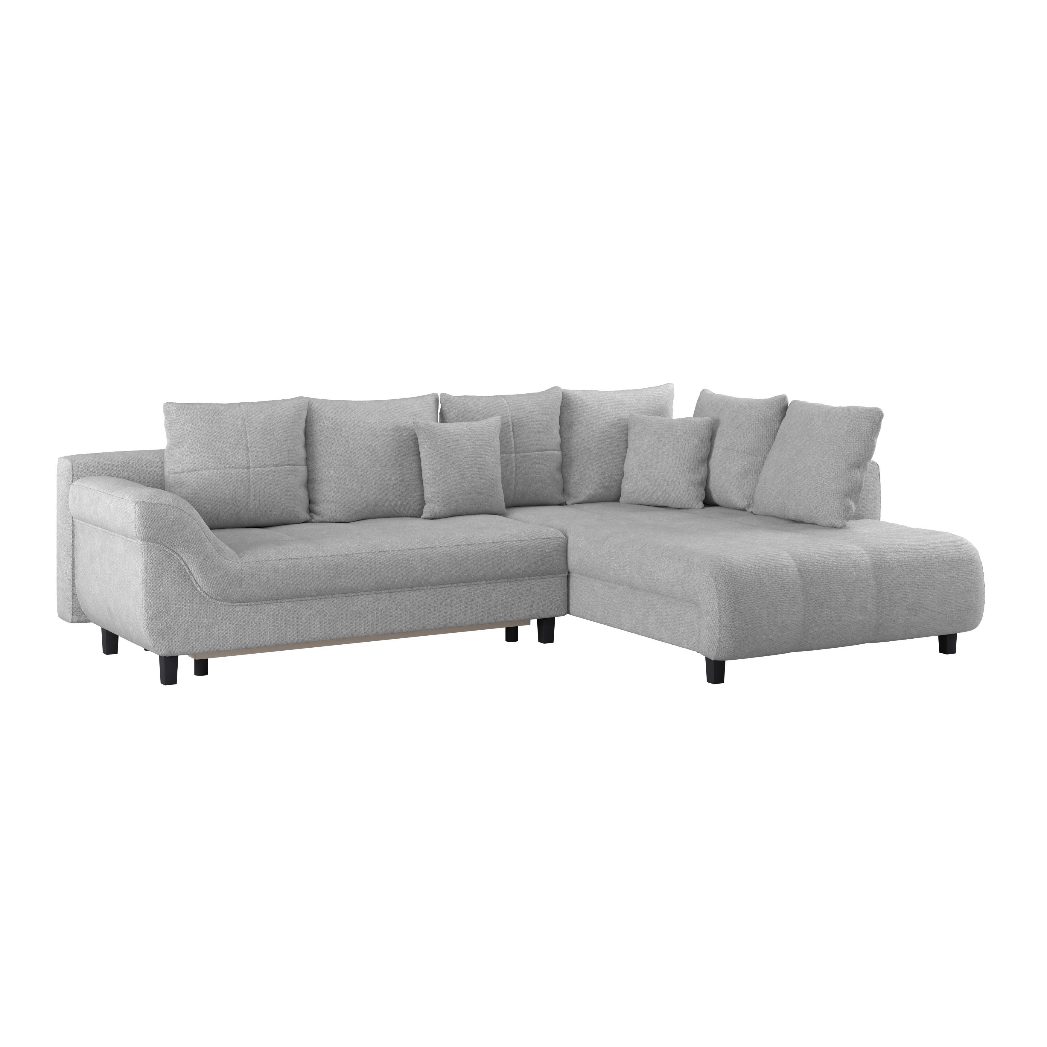 Coltar MENDOZA - argintiu/gri, Design, textil (309/197cm) - Modern Living