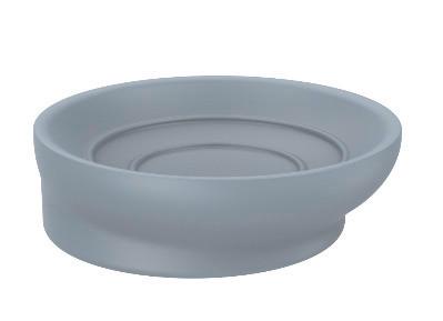 Seifenschale Naime in Grau - Grau, Modern, Kunststoff (9,5/2,9cm) - Premium Living