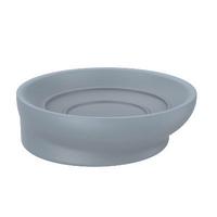 Seifenschale Naime in Grau - Grau, Modern, Kunststoff (9,5/2,9cm) - Premium Living