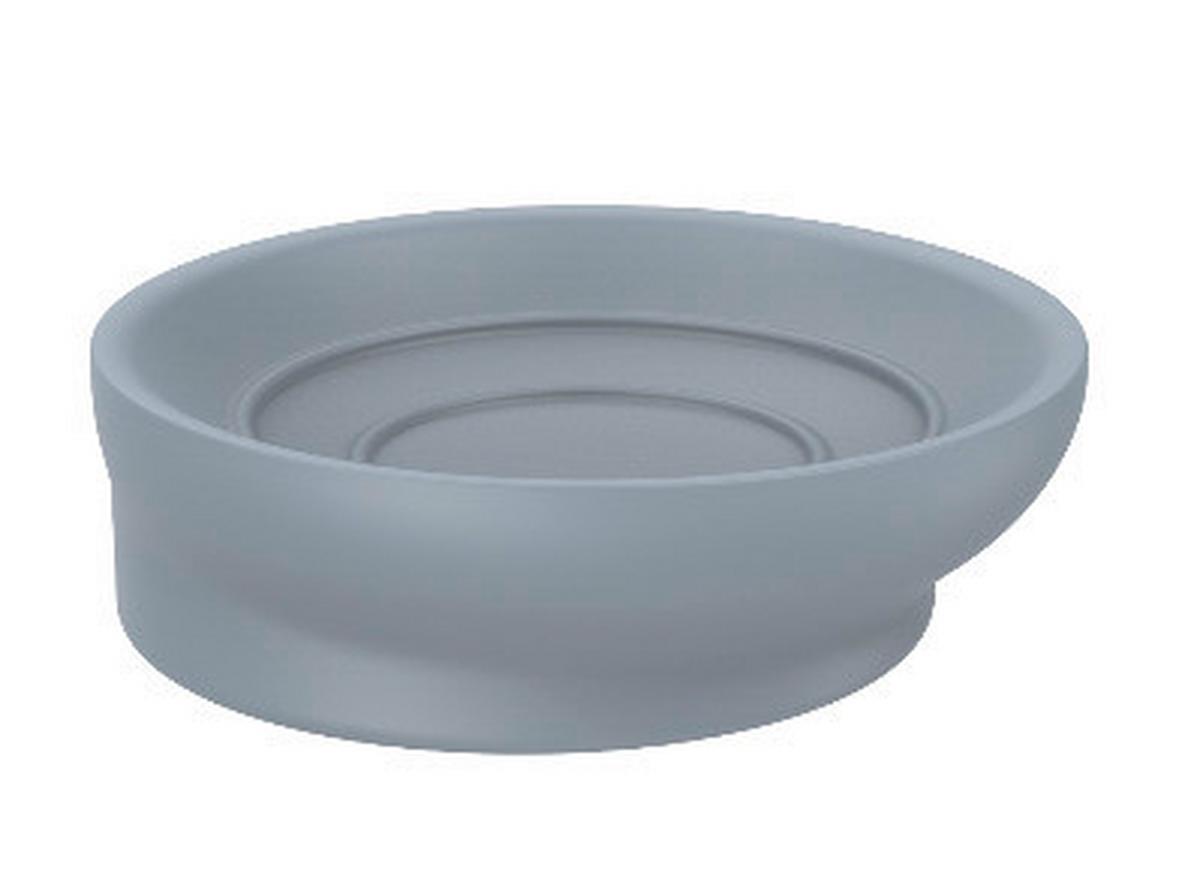 Seifenschale Naime in Grau - Grau, Modern, Kunststoff (9,5/2,9cm) - Premium Living