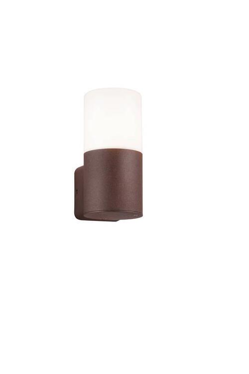 Außenwandleuchte Hoosic in Rostfarben max. 28 Watt - Rostfarben/Weiß, KONVENTIONELL, Kunststoff/Metall (8,5/17,5cm) - Trio Leuchten