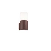 Außenwandleuchte Hoosic in Rostfarben max. 28 Watt - Rostfarben/Weiß, KONVENTIONELL, Kunststoff/Metall (8,5/17,5cm) - Trio Leuchten