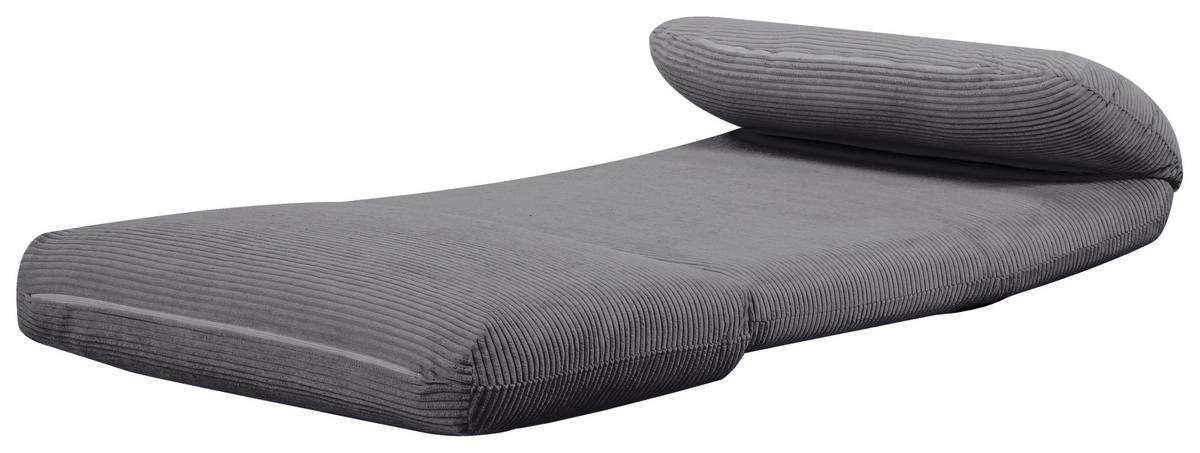 FOTEL Z FUNKCJĄ SPANIA ELYSIA - szary, Design, tkanina (82/58/78cm) - Livetastic