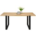 Esstisch aus Eiche Massiv - Eichefarben, KONVENTIONELL, Holz (180/76/90cm) - Zandiara Esstisch aus Eiche Massiv - Eichefarben, KONVENTIONELL, Holz (180/76/90cm) - Zandiara