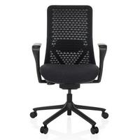 Pisarniški Stol Vervio, Črna - črna, Moderno, kovina/umetna masa (63/102 - 111/67cm) - MID.YOU