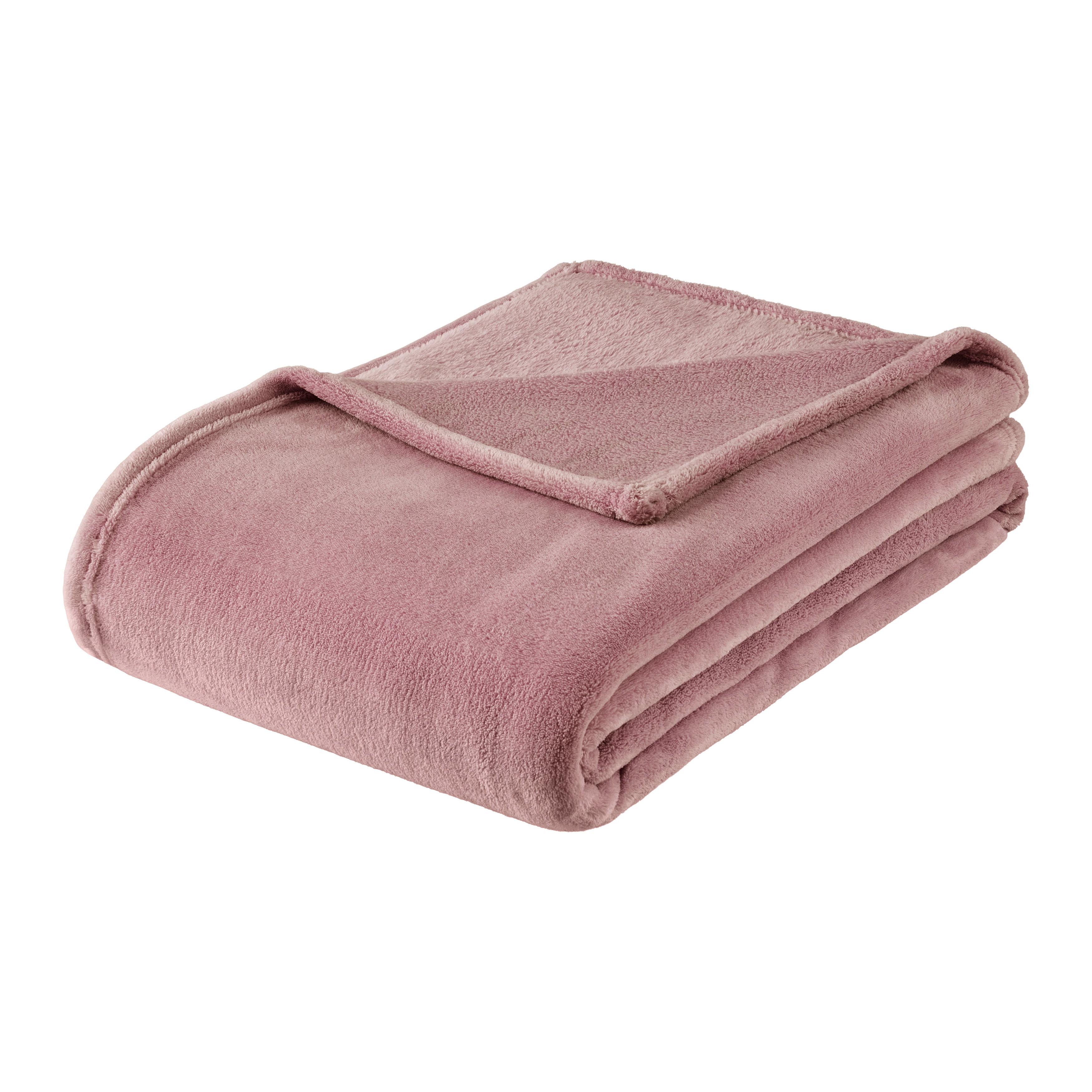 Kuscheldecke Kuschelix Mauve ca. 140x200cm - Mauve, Textil (140/200cm) - Modern Living