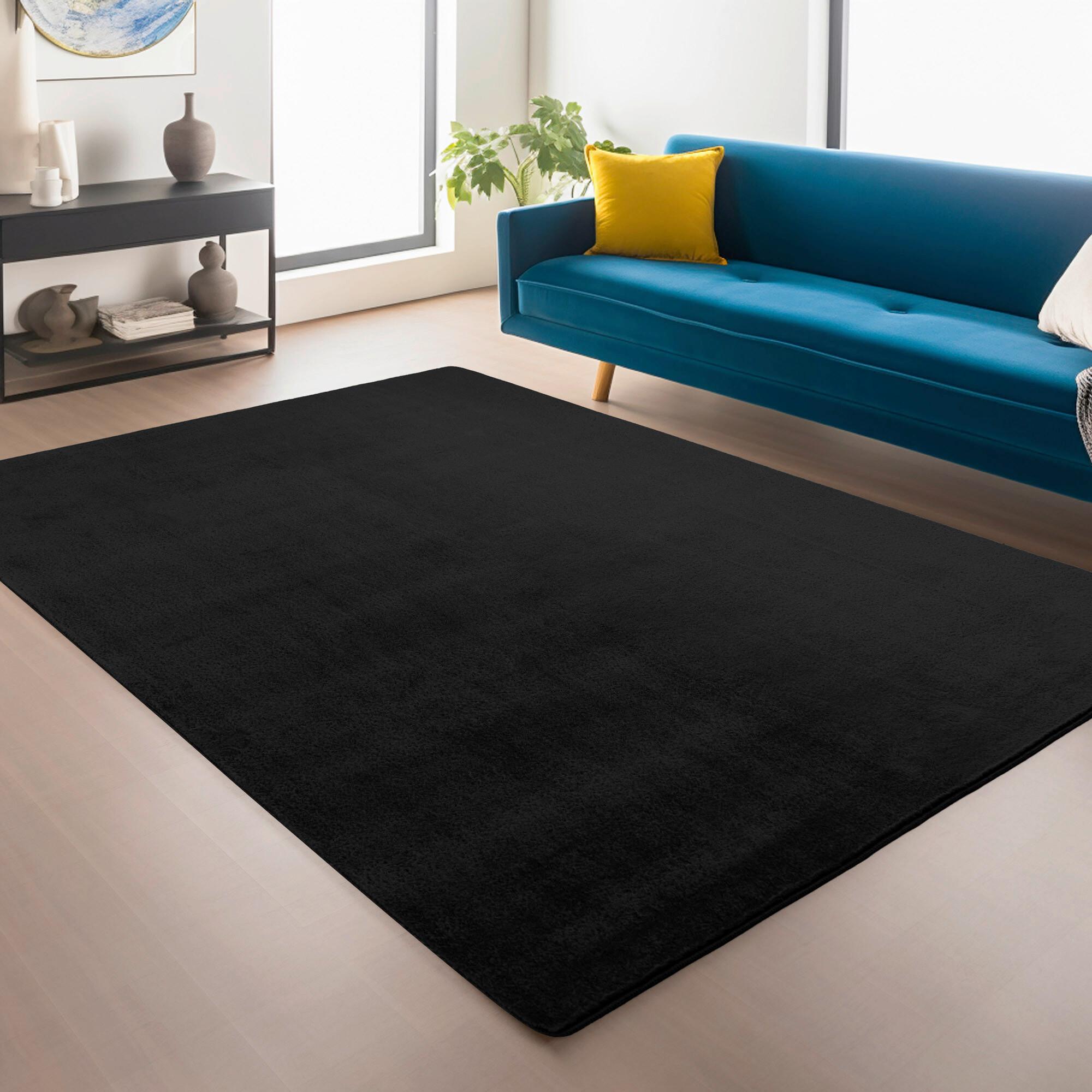 Tkana Preproga Joy, Črna, 120x160cm - črna, Design, tekstil (120/160cm)