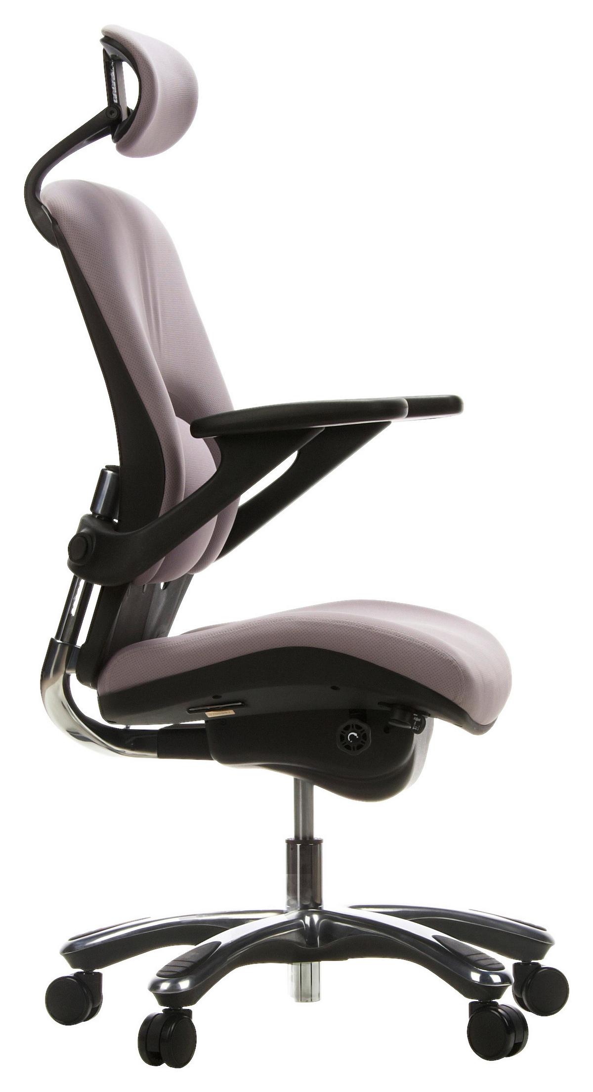 Pisarniški Stol Vapor Lux, Siva - barve kroma/siva, Basics, kovina/umetna masa (58/119/50cm) - MID.YOU