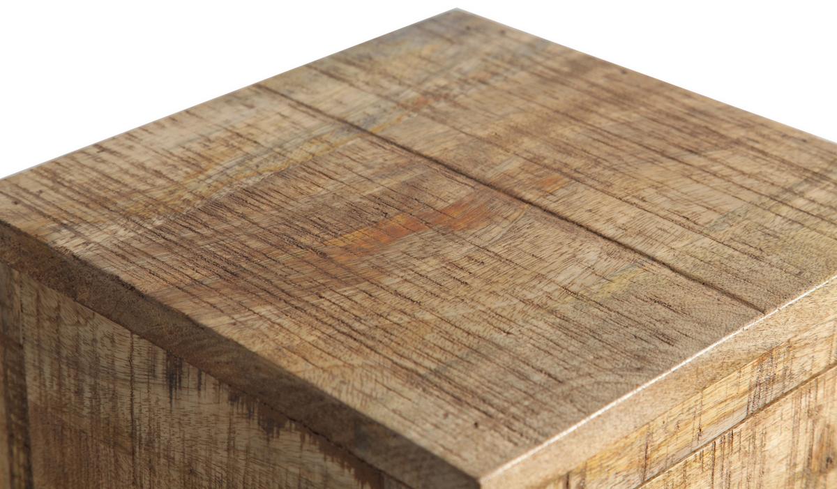 Blumentisch in Naturfarben - Naturfarben, Natur, Holz (30/60/30cm) - Zandiara