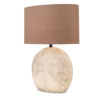LAMPA STOŁOWA LA 4-1193 COTTO ETHNO - jasnobrązowy, Trend, tkanina/ceramika (37,5/20/52cm)