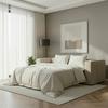 BÄDDSOFFA MIRANDA - beige/svart, Modern, metall/trämaterial (207/71/98cm) - Bessagi Home