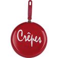Crepespfanne Sherry in Rot - Rot, Kunststoff/Metall (26/2cm) - MÖMAX modern living