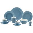 Farfurie Adâncă Sandy - albastru, Konventionell, ceramică (20/3,5cm) - Modern Living