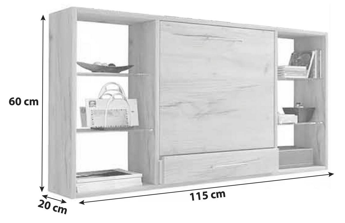 Miza Za Prenosni Računalnik Teala, Hrast - barve hrasta/barve medu, Basics, leseni material (115/20/60cm) - MID.YOU