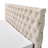 STOPPAD SÄNG KATAR -EXKLUSIV- - beige/svart, Klassisk, textil (200/200cm) - Mömax