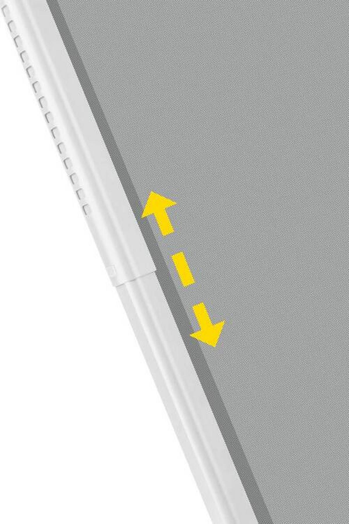 Insektenschutzgitter Teleskop Weiß ca. 140x120cm - Weiß, Kunststoff/Textil (140/120cm) - Mömax