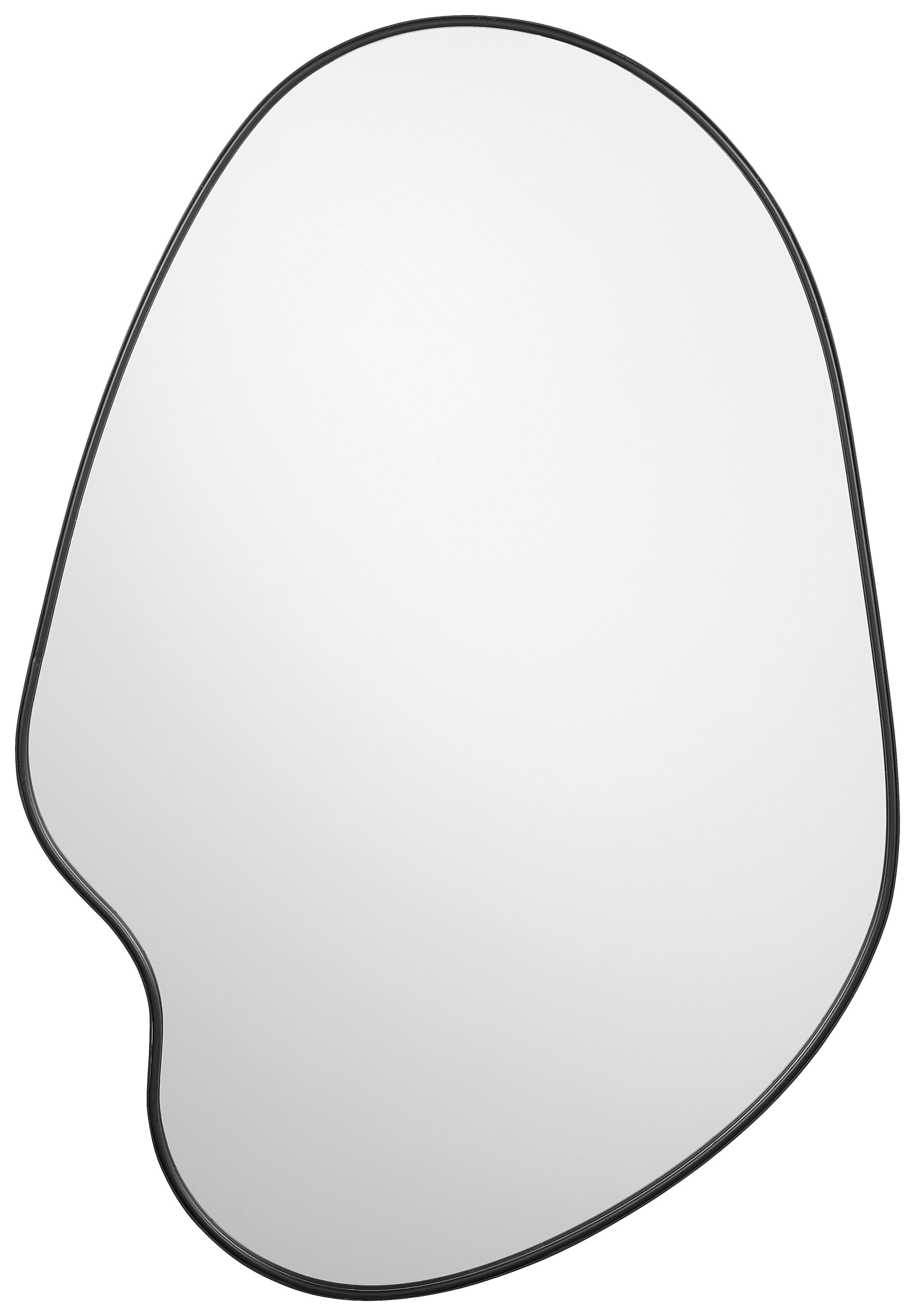 LUSTRO ŚCIENNE ZC0403-5070 - kolor srebrny/czarny, Lifestyle, metal/szkło (50/70/1cm) - Ambia Home