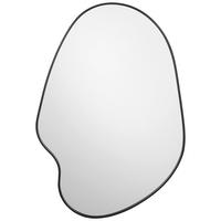 LUSTRO ŚCIENNE ZC0403-5070 - kolor srebrny/czarny, Lifestyle, metal/szkło (50/70/1cm) - Ambia Home