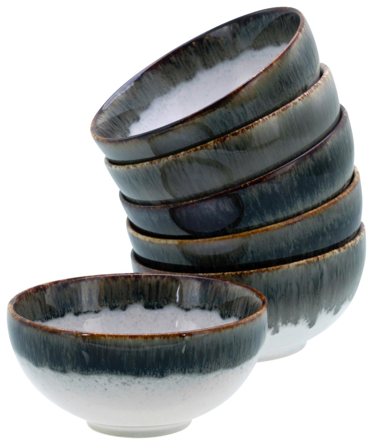 Set Skodelic Za Omake Cascade Stein, 6-Delni - siva/bela, Design, keramika (11,5cm) - Creatable