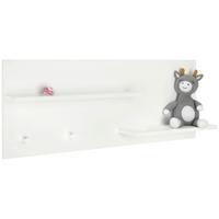 Wandregal in Weiß - Weiß, Holzwerkstoff (94/38/16,5cm) - Roba