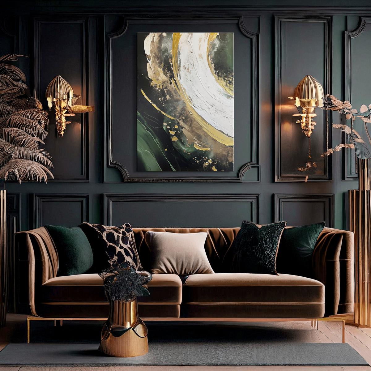 Leinwand CA Multiolor - Multicolor, Basics, Holz/Textil (70/100cm)